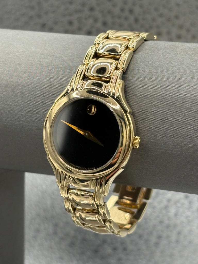 14 Karat Yellow Gold Ladies Movado Classic Museum Watch