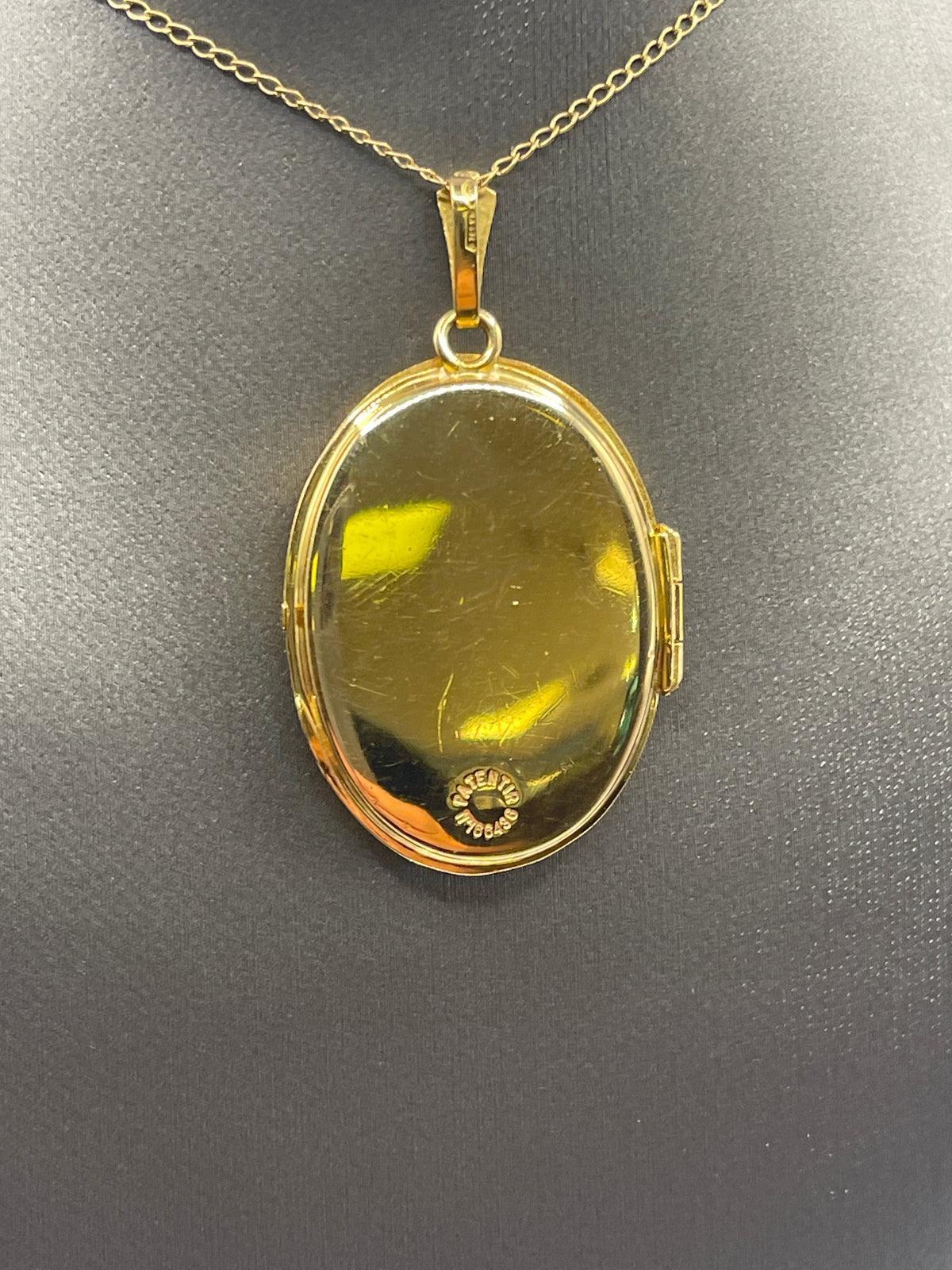 View one of Classic Ladies 18 Karat Yellow Gold Oval 2 Picture Locket