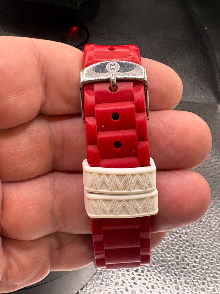 Vintage Michele Ladies Jelly Bean Tahitian Pink/Chronograph  display picture 3