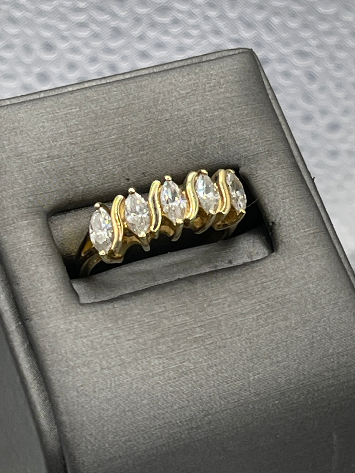 14KT Solid Yellow Gold 2 CARAT CUBIC ZONICA TENNIS RING - Philadelphia Gold & Silver Exchange