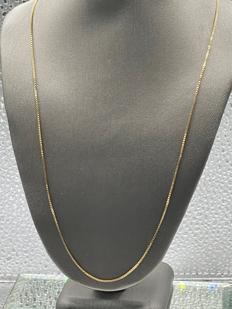View one of Ladies 10 Karat Solid Yellow and Box Chain