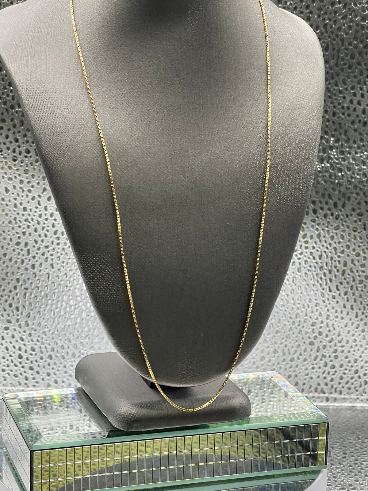 Ladies 14 Karat Solid Yellow Gold Box Chain