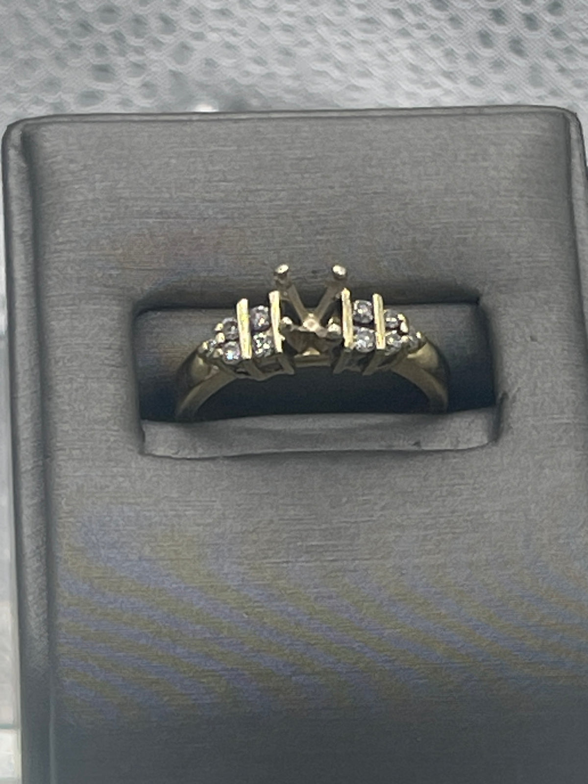 Ladies 14 Karat Solid Yellow Gold Diamond Remount