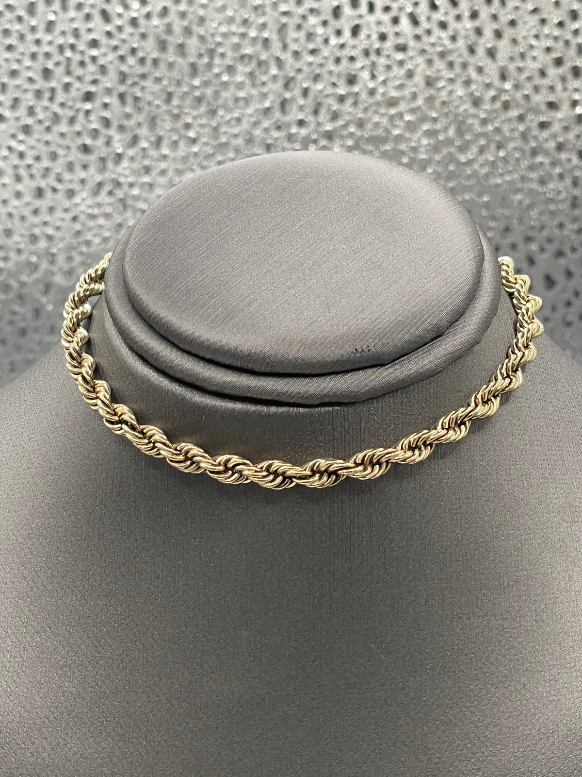 Ladies / Mens 14 Karat Yellow Gold Solid Rope Chain Bracelet