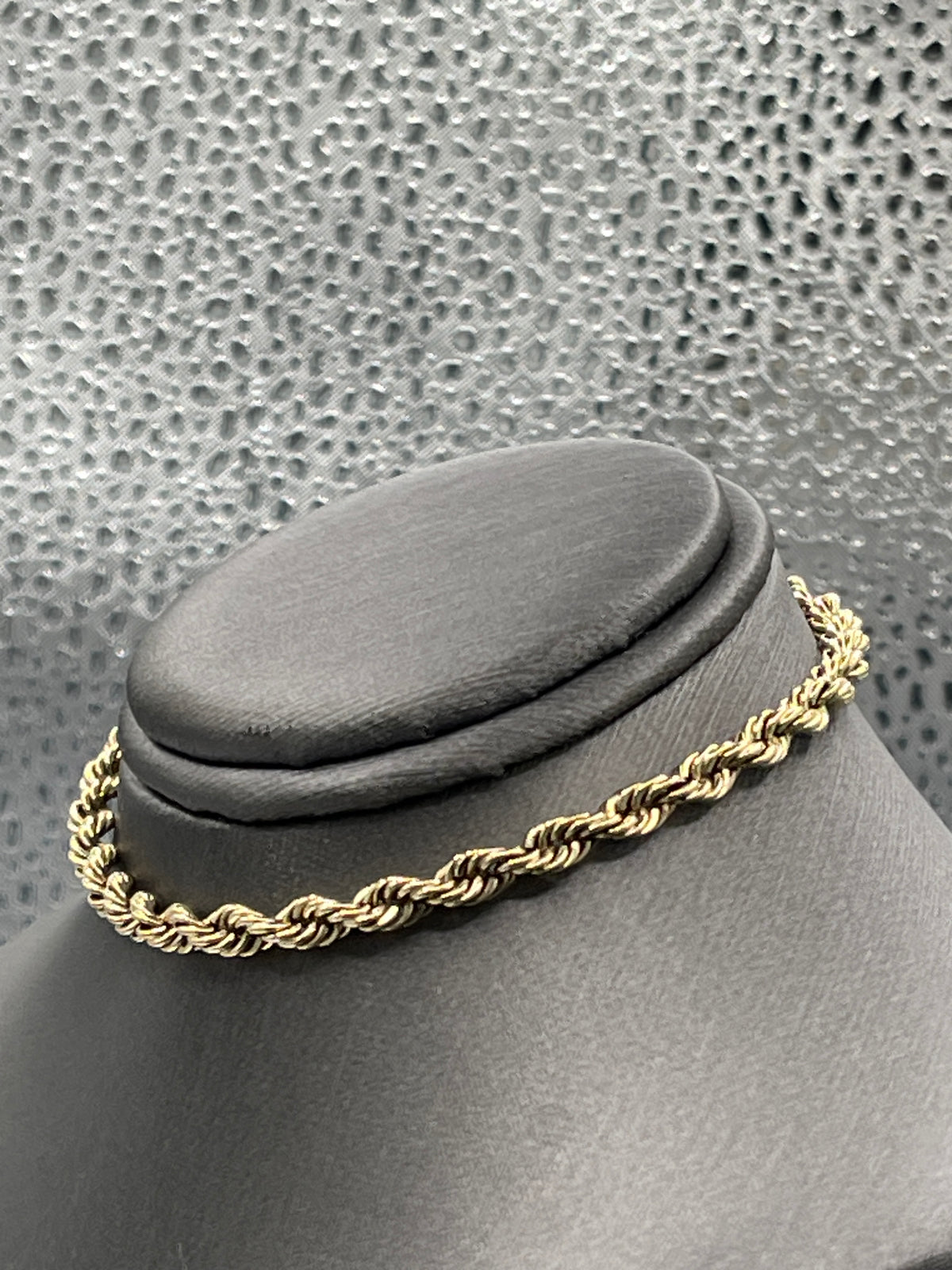 Ladies / Mens 14 Karat Yellow Gold Solid Rope Chain Bracelet