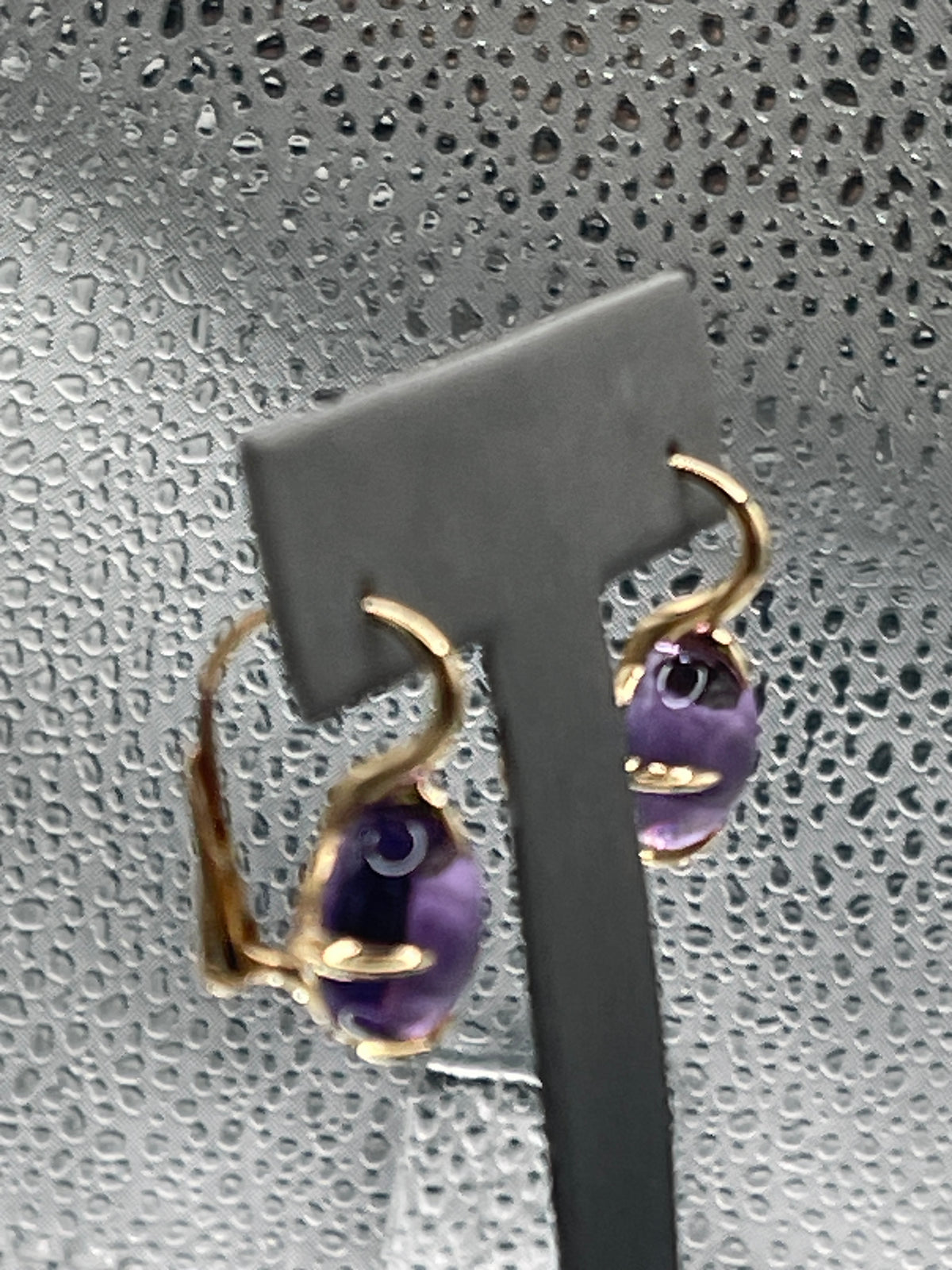 Pomellato 18 Karat Rose Gold 16.60 Carats Amethyst Drop Earrings