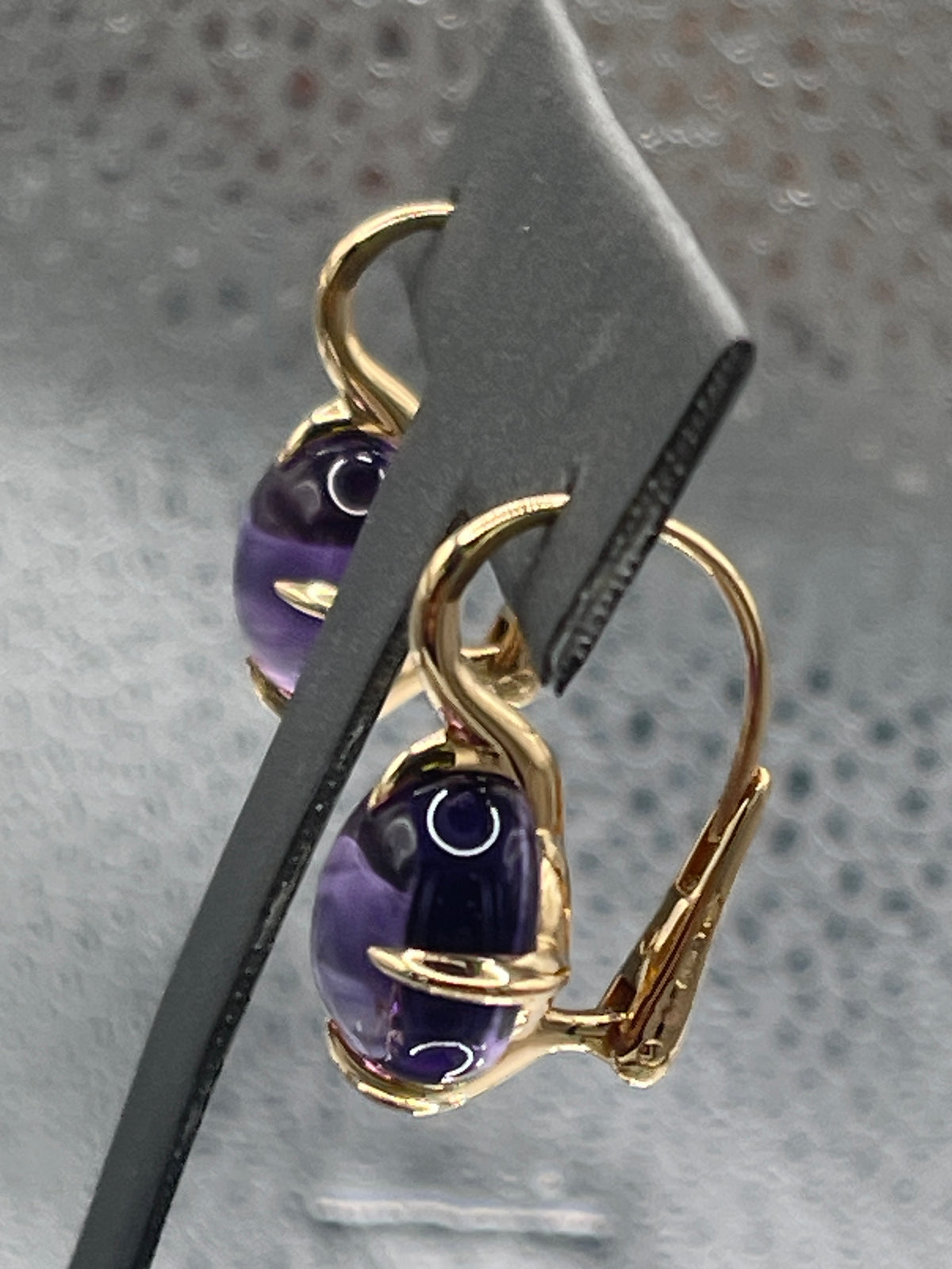 Pomellato 18 Karat Rose Gold 16.60 Carats Amethyst Drop Earrings
