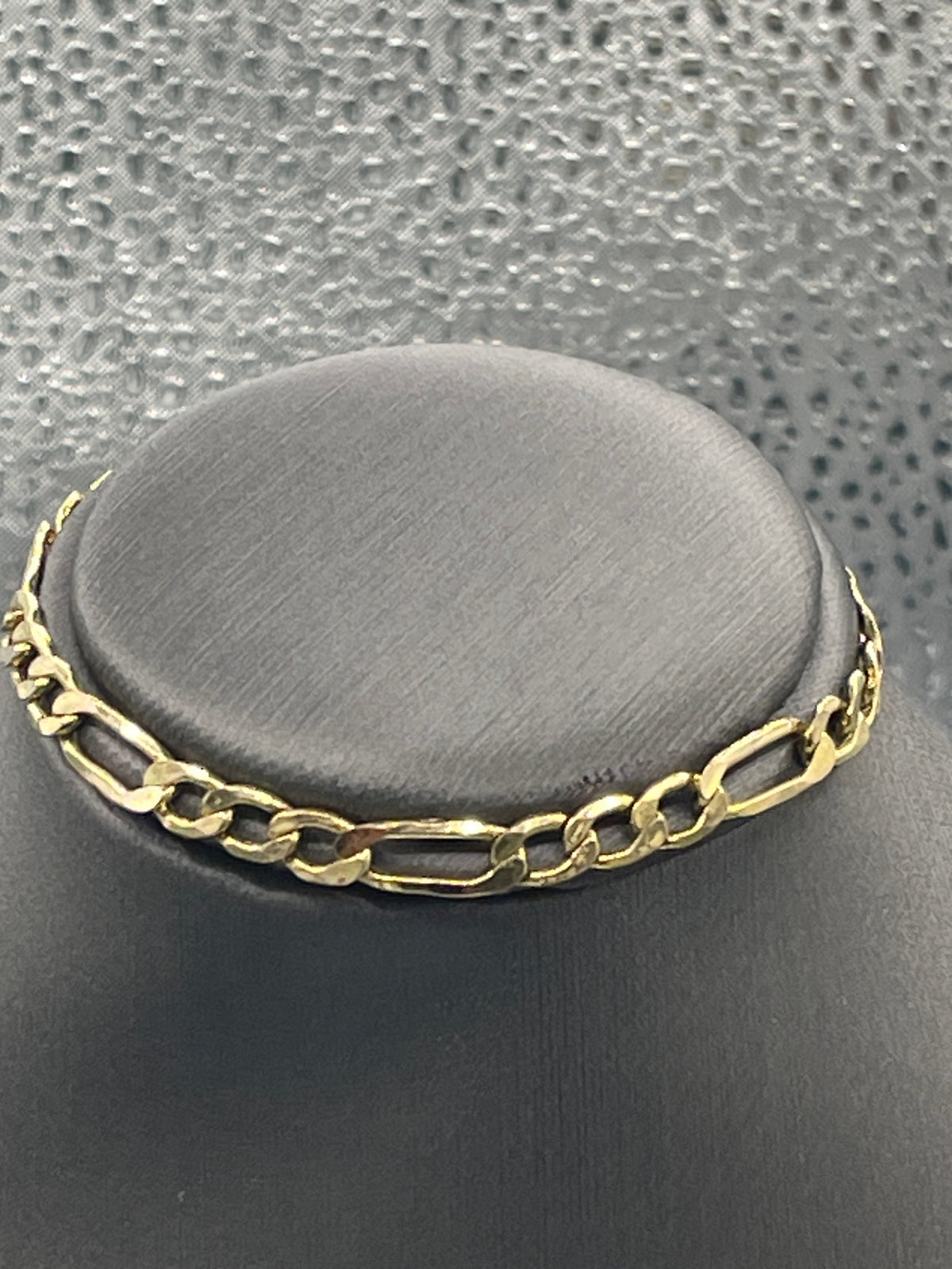 Ladies 10 Karat Yellow Gold Figero Link Bracelet