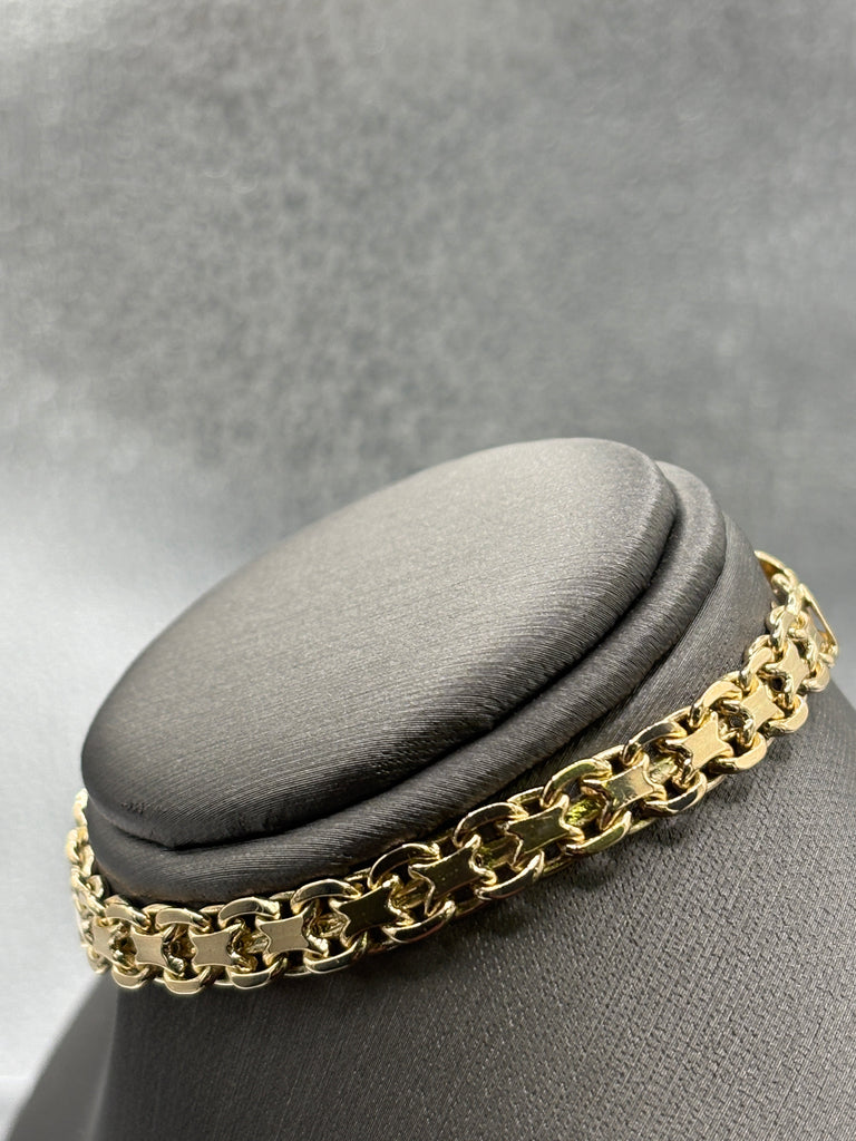 View two of Ladies / Mens 14 Karat Yellow Gold Copenhagen Link Bracelet