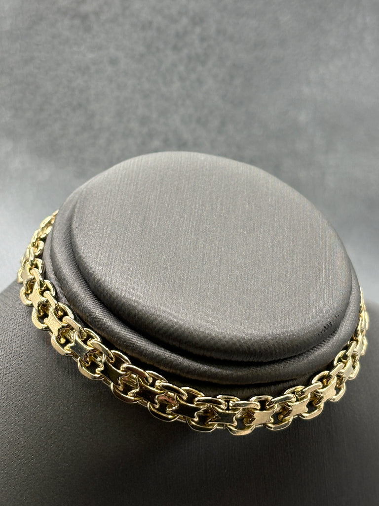 view four of Ladies / Mens 14 Karat Yellow Gold Copenhagen Link Bracelet