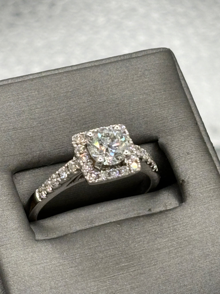 View three of Magnificent Ladies 14 Karat Gold Brilliant Diamond Wedding Set
