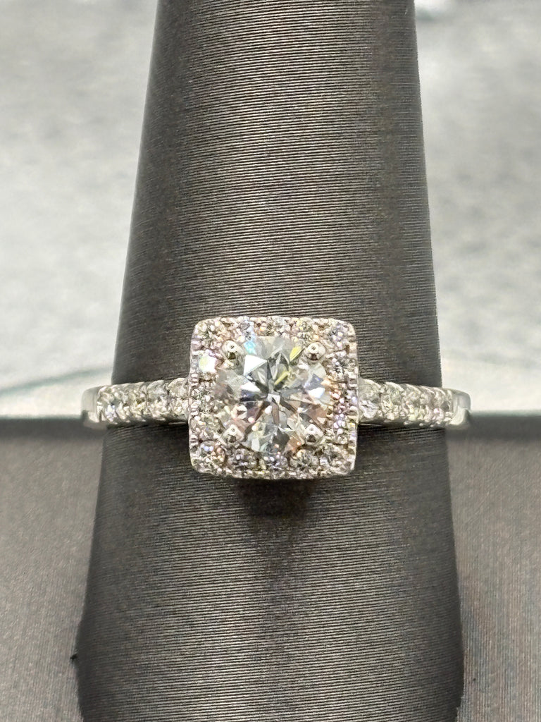 View five of Magnificent Ladies 14 Karat Gold Brilliant Diamond Wedding Set