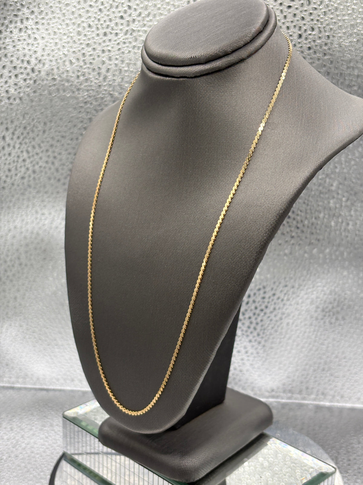 Ladies 14 Karat Yellow Gold Double Serpentine Chain