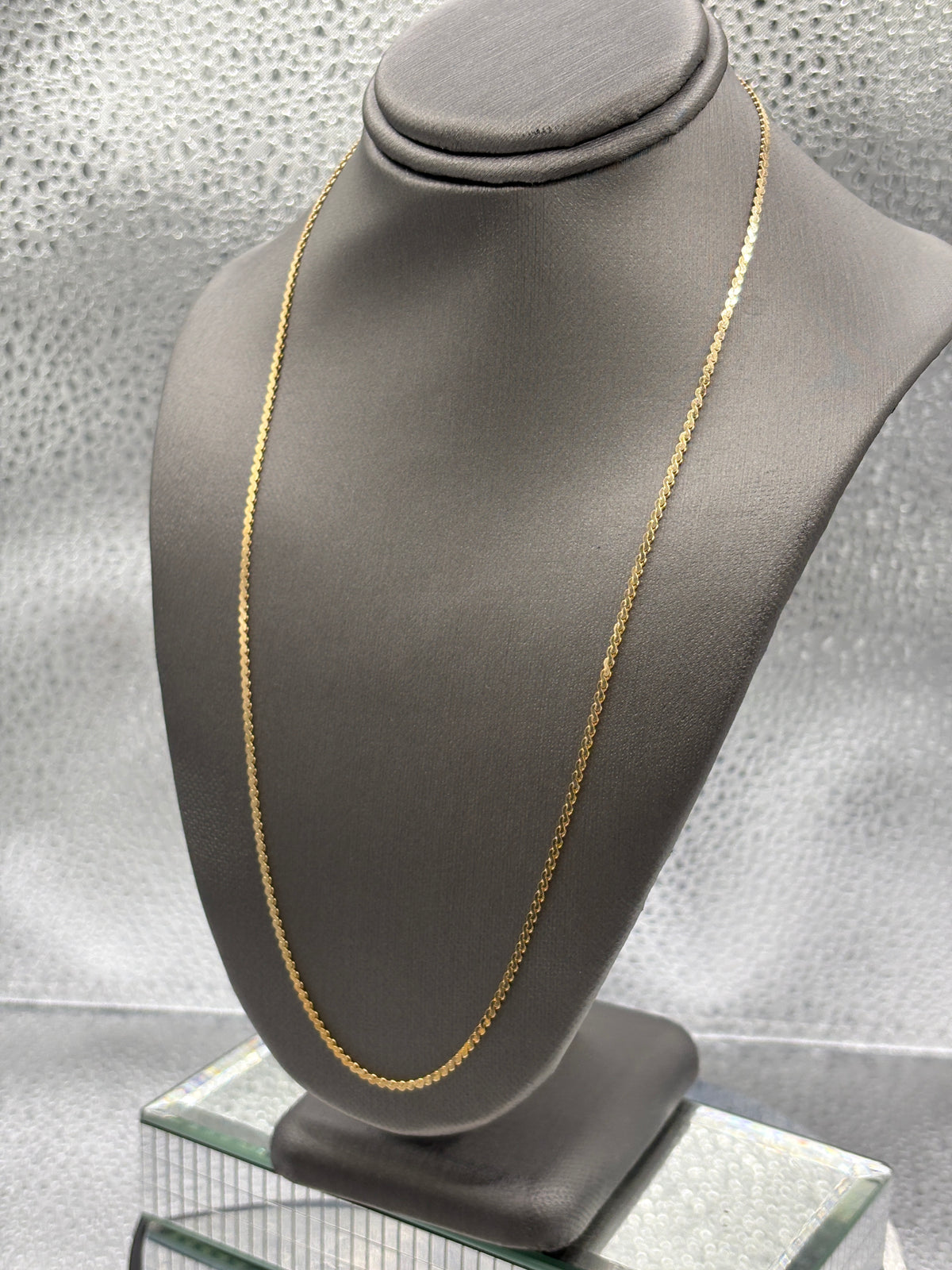 Ladies 14 Karat Yellow Gold Double Serpentine Chain