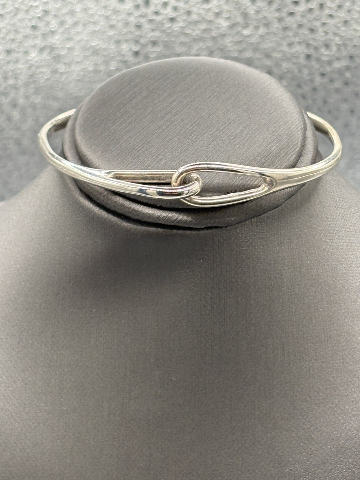 Tiffany & Co. Sterling Silver Infinity Cuff Bangle Bracelet