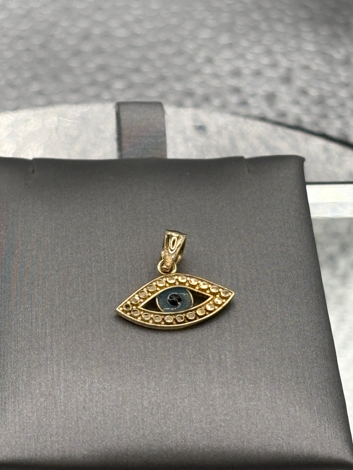 Vintage 14 Karat Yellow Gold All Seeing Eye Pendant