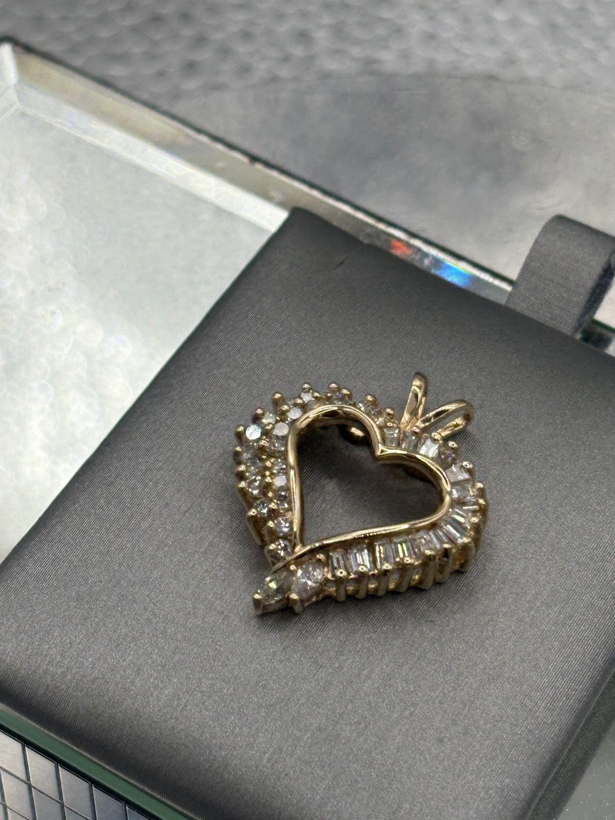 Ladies Gorgeous Multi Shape Diamond Heart Pendant