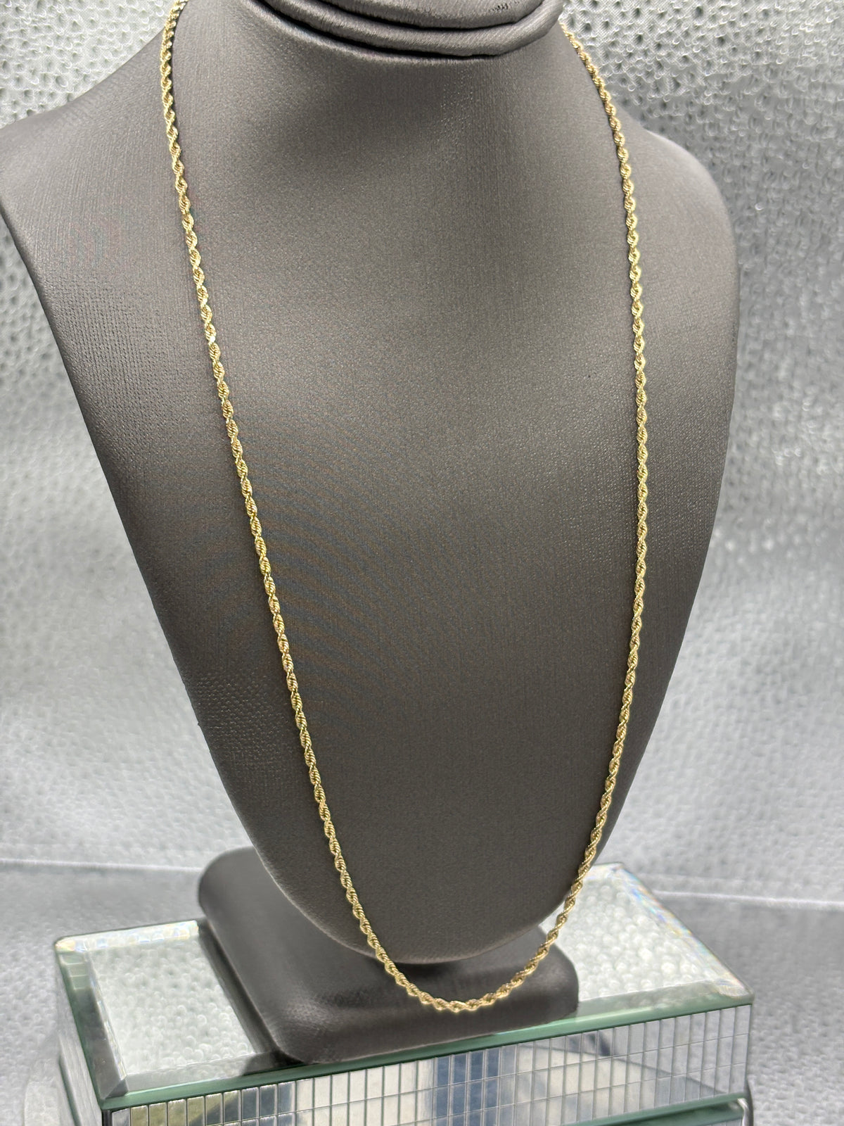 View one of Ladies/Gents 14 Karat Yellow Gold Di-Cut Solid Rope Chain