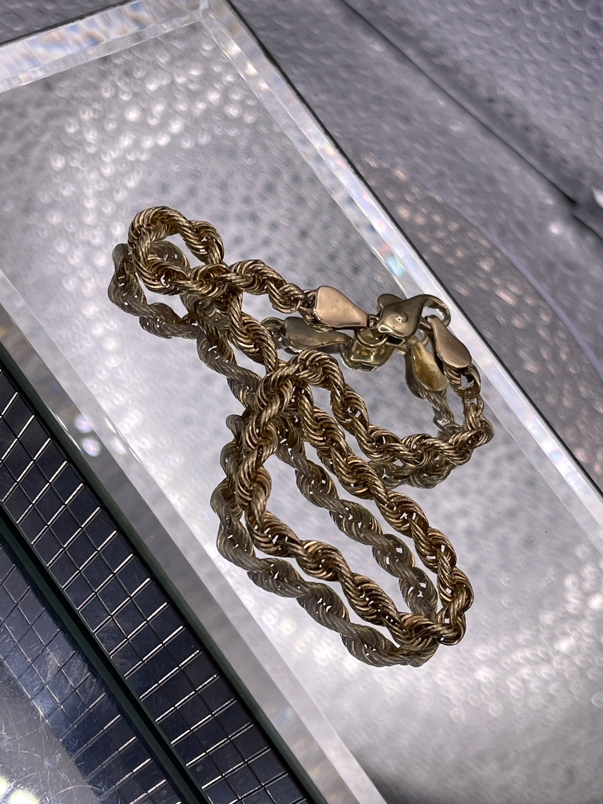 14 Karat Yellow Gold Silk Rope Bracelet