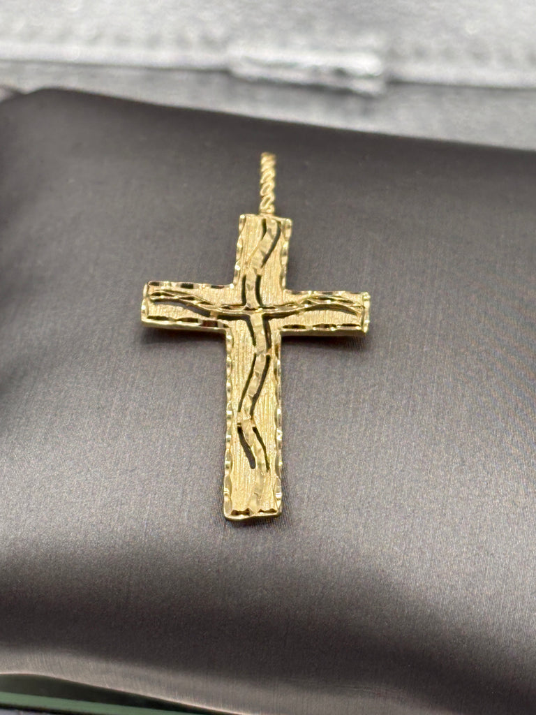 View one of Ladies / Gents 14 Karat Yellow Gold Cross Pendant