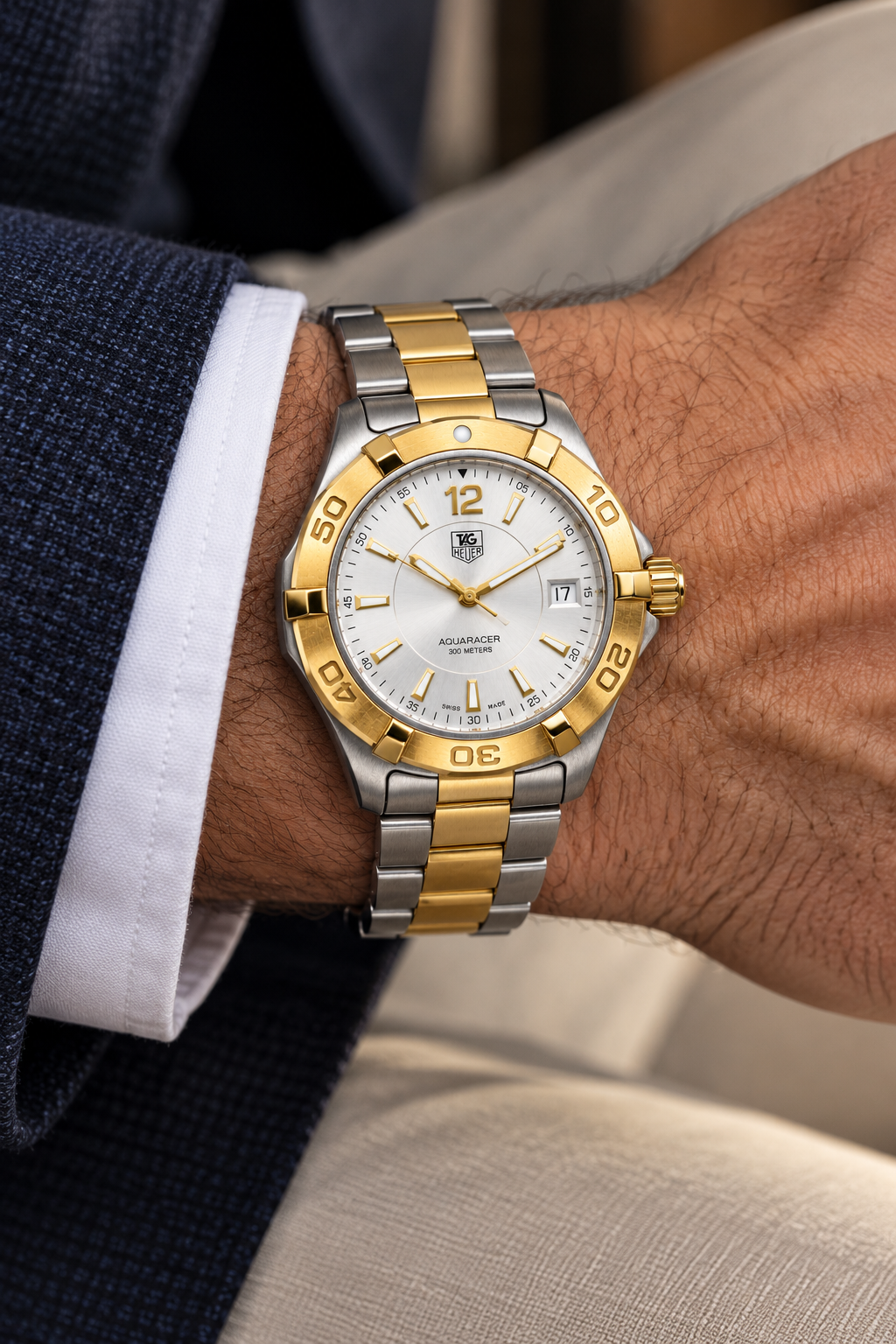 Tag Heuer Mens  Aquaracer 300 Wrist Watch