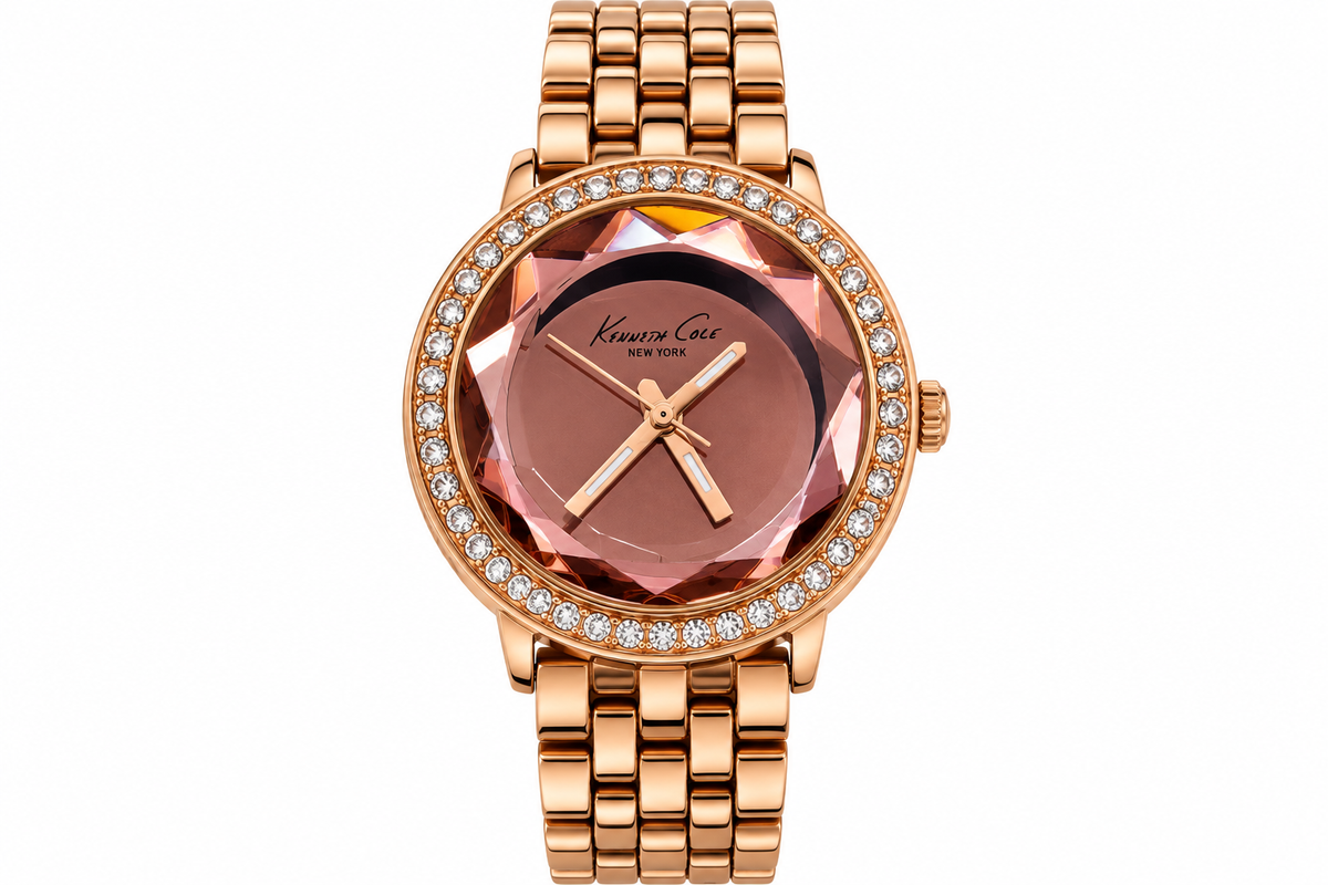 Vintage Kenneth Cole New York Women’s Rose Gold-Tone Quartz Watch