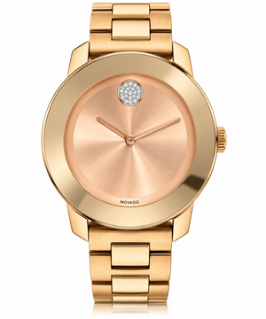 Ladies Movado BOLD Rose Gold-Tone Diamond Watch – 36mm