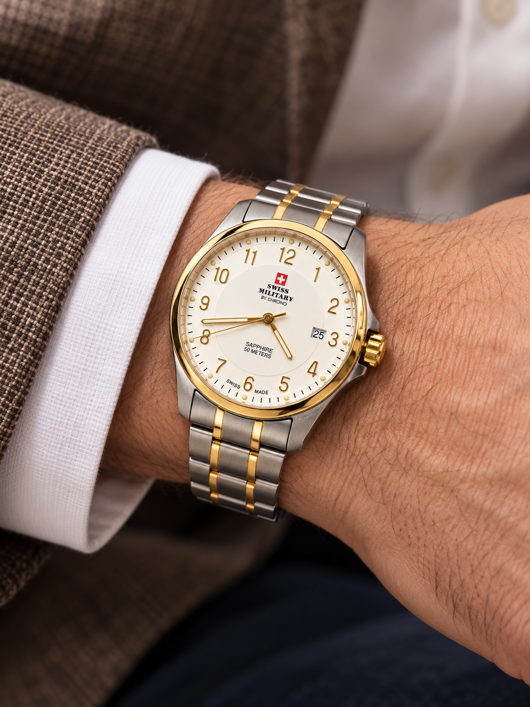 Swiss Military by Chrono Two-Tone Sapphire Watch