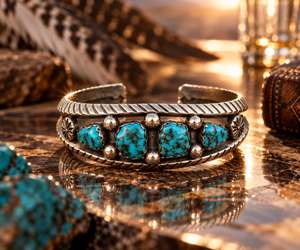 Sterling Silver Navajo Cuff braclet