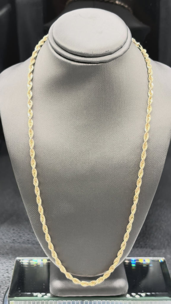 14 Karat Yellow Gold Ladies / Gents Rope Chain