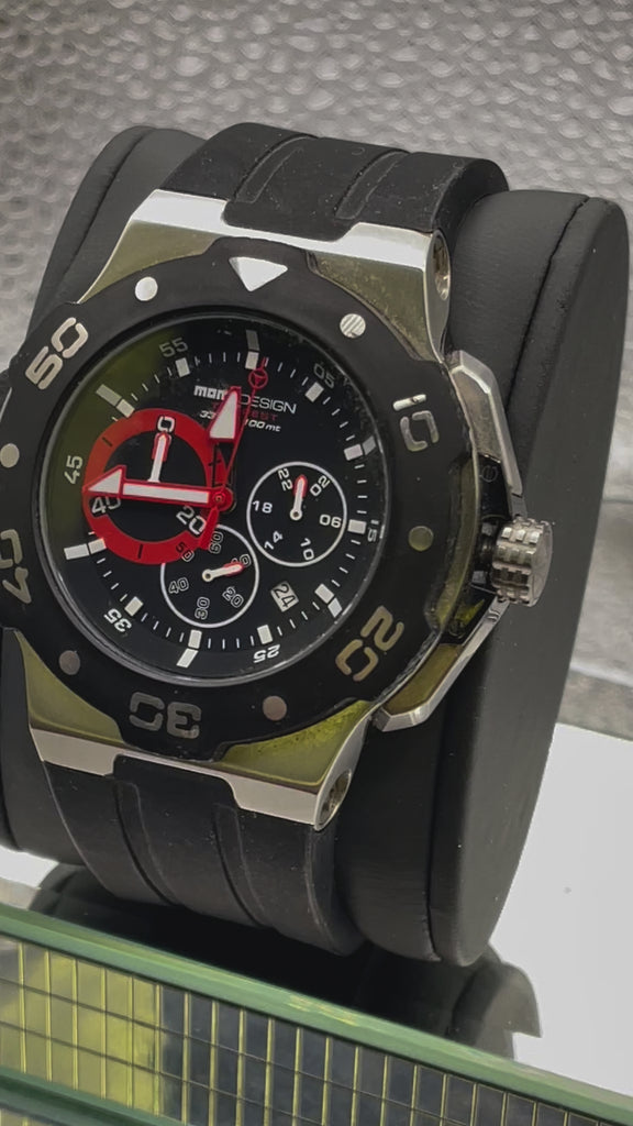 Movie of MOMO Design Tempest Quartz Chronograph 46mm Watch