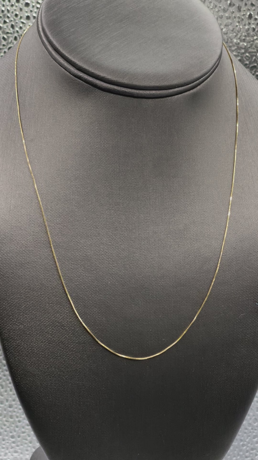 Ladies 14 Karat Solid Yellow Gold Box Chain