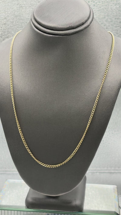 Movie of Ladies / Gents 14 Karat Yellow Gold Solid Open Link Chain