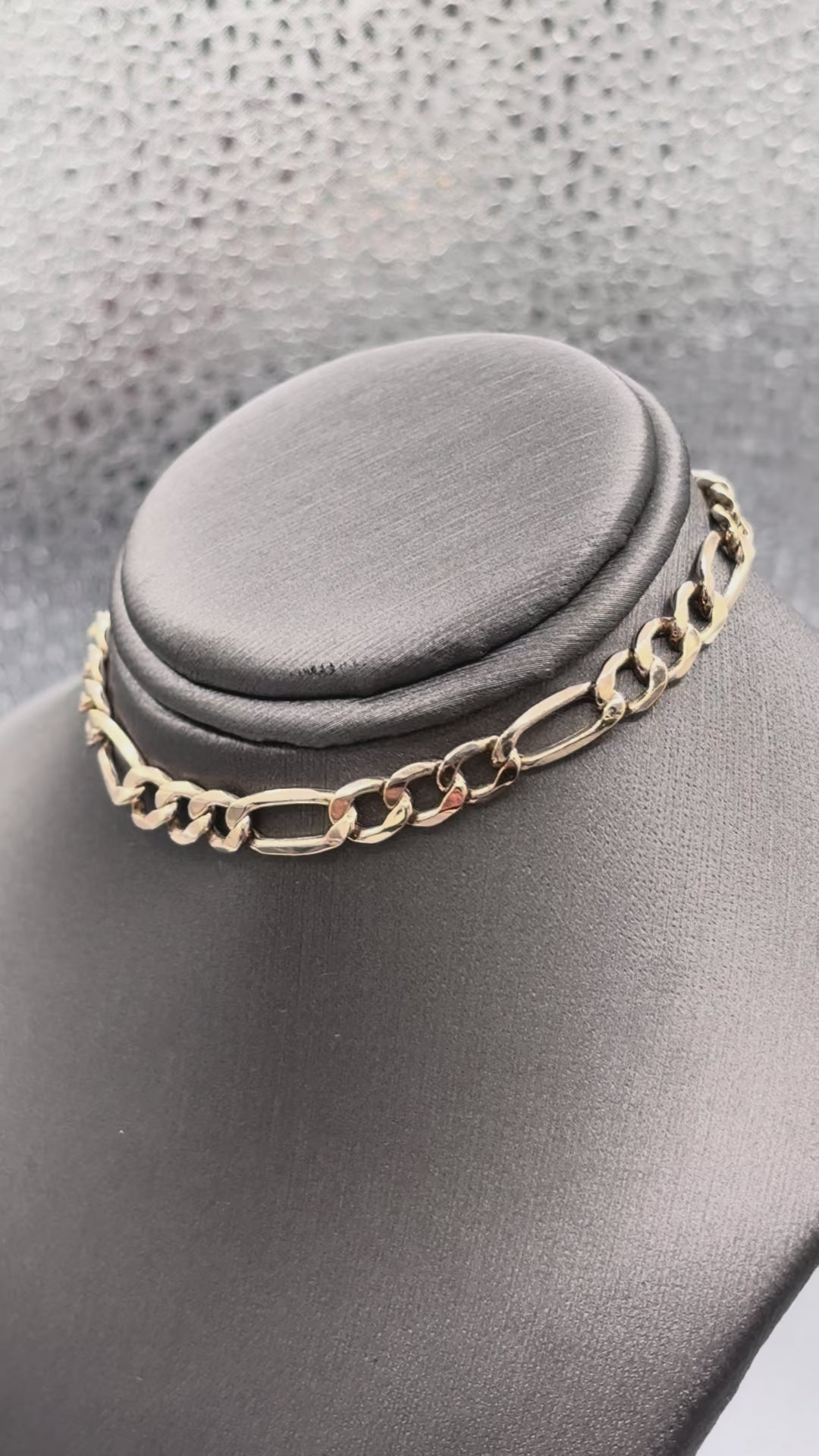 Movie of Ladies/Gents 14 Karat Yellow Gold Figero Bracelet