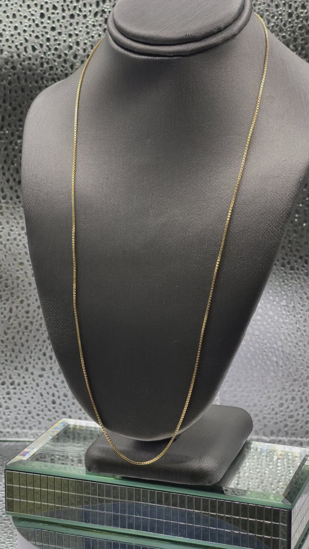 Ladies 14 Karat Solid Yellow Gold Box Chain