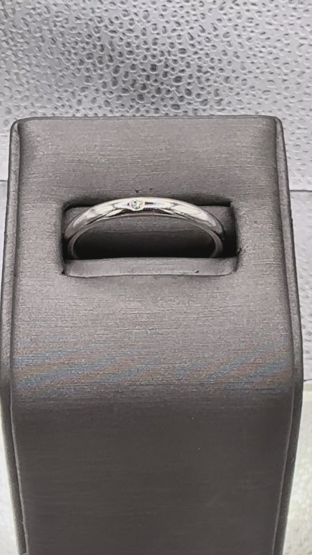 Tiffany & Co Vintage 950 Platinum Diamond Solitaire Band