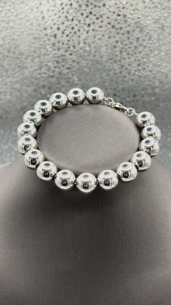 Authentic Vintage Tiffany & Co Sterling Silver Ball Bracelet