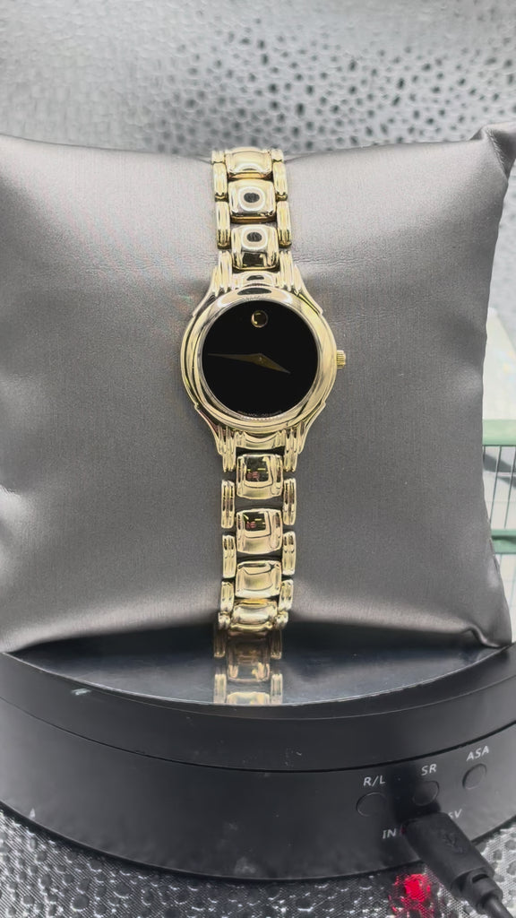 14 Karat Yellow Gold Ladies Movado Classic Museum Watch