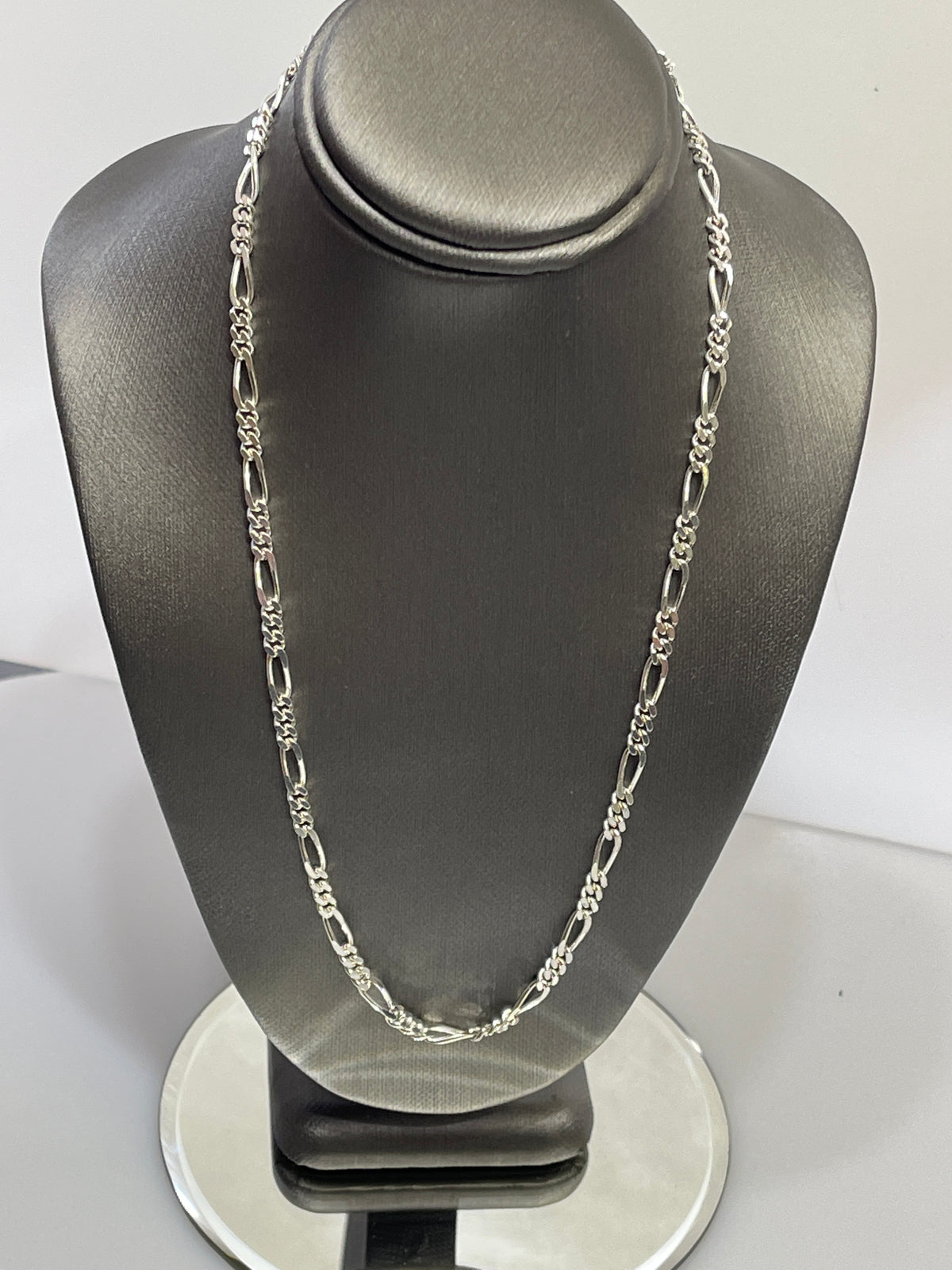 Sterling Silver .925 Figaro Style 16" Chain