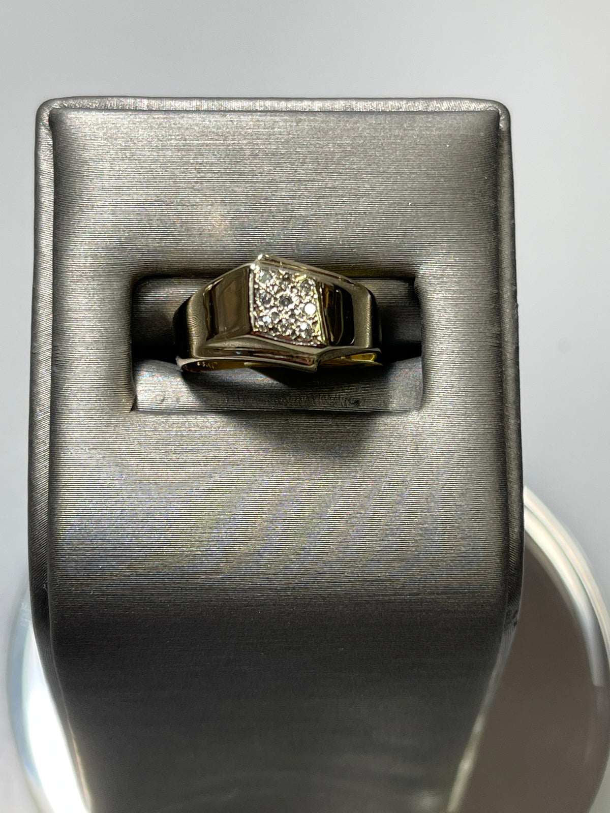 14 Karat Yellow Gold Diamond Cluster Ring - Man Or Woman - Philadelphia Gold & Silver Exchange