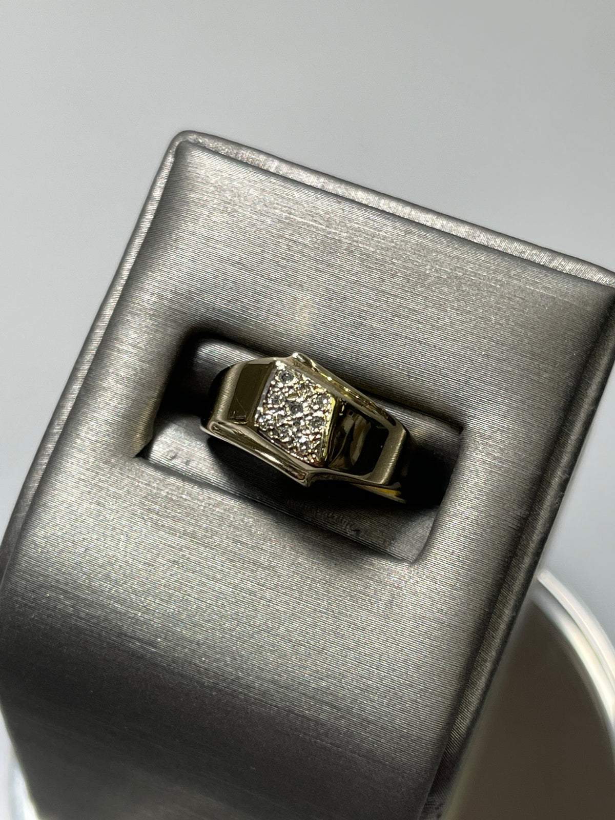 14 Karat Yellow Gold Diamond Cluster Ring - Man Or Woman - Philadelphia Gold & Silver Exchange