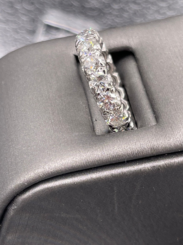 View two of Platinum Diamond Eternity Band 4.25 Carats TDW