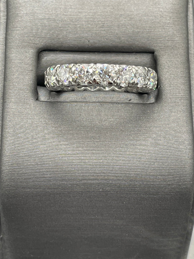 View three of Platinum Diamond Eternity Band 4.25 Carats TDW