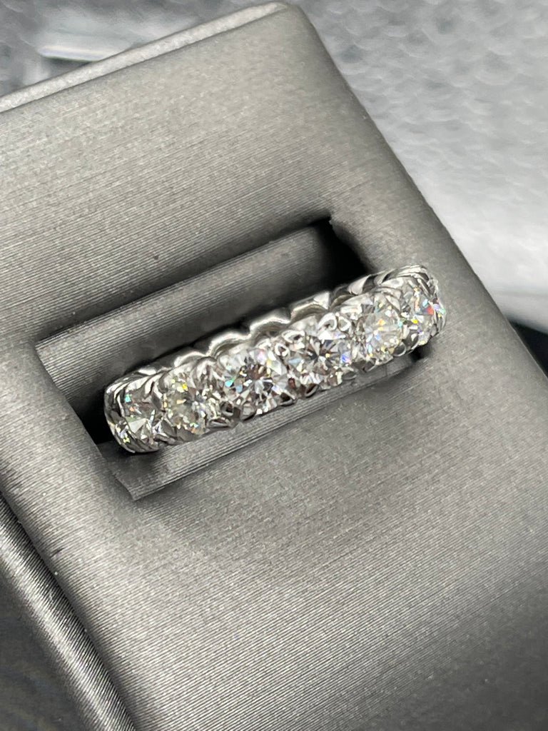 View four of Platinum Diamond Eternity Band 4.25 Carats TDW