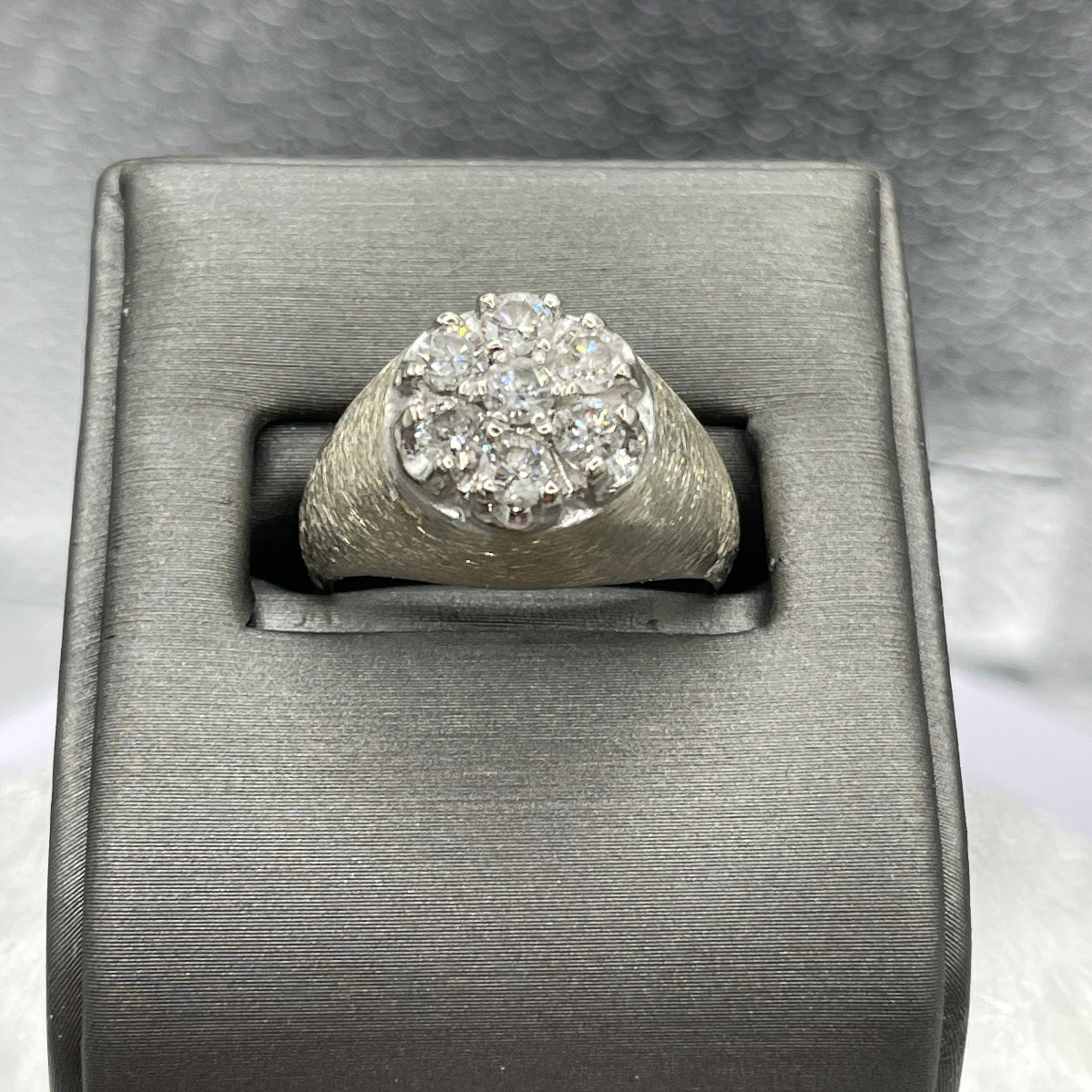 18k White Gold Ring 1ct D Vvs Moissanite Men Ring Excellent Cut Engagement  Wedding Jewellery - Rings - AliExpress