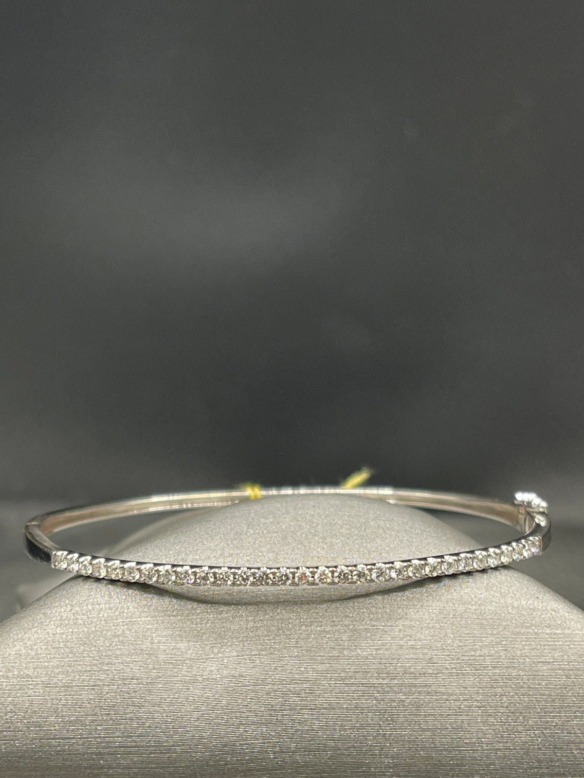 14 Karat White Gold Diamond Bangle Bracelet Stunning - Philadelphia Gold & Silver Exchange