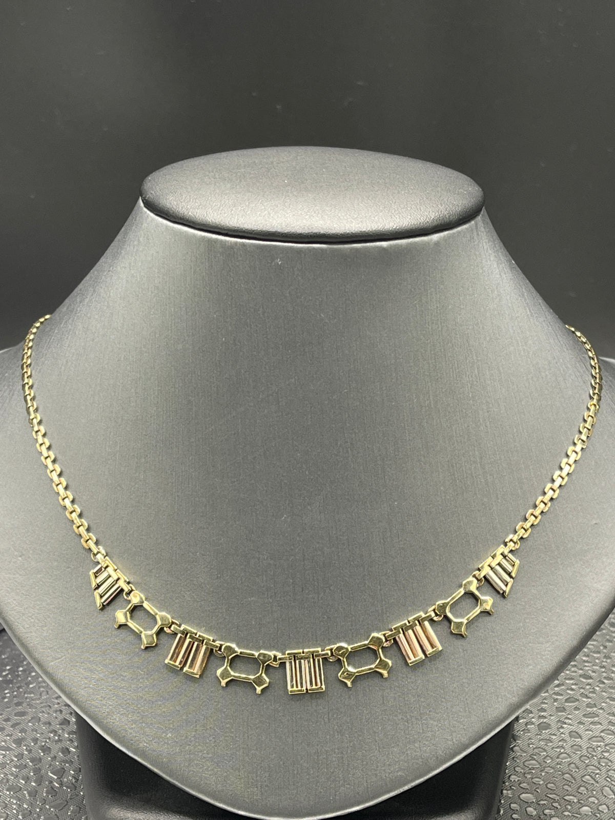 14 Karat Tri-Colored Gold Grecian Necklace - Philadelphia Gold & Silver Exchange