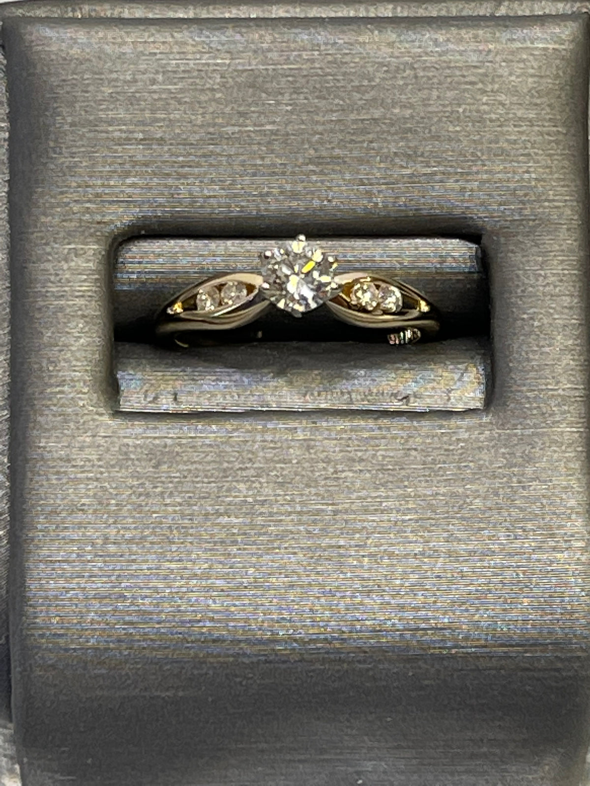 14 Karat Yellow Gold Diamond Engagement Ring - Philadelphia Gold & Silver Exchange