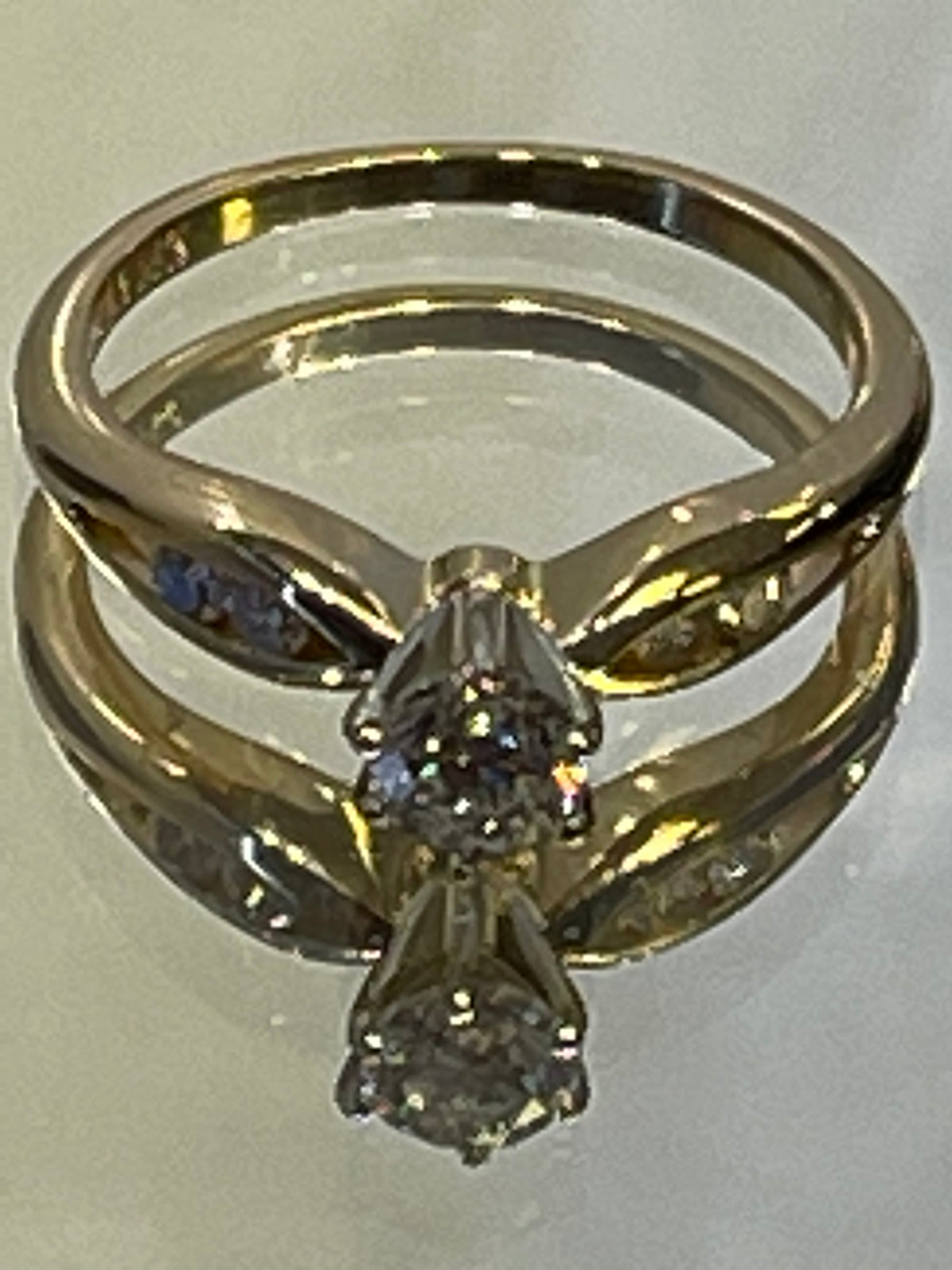 14 Karat Yellow Gold Diamond Engagement Ring - Philadelphia Gold & Silver Exchange