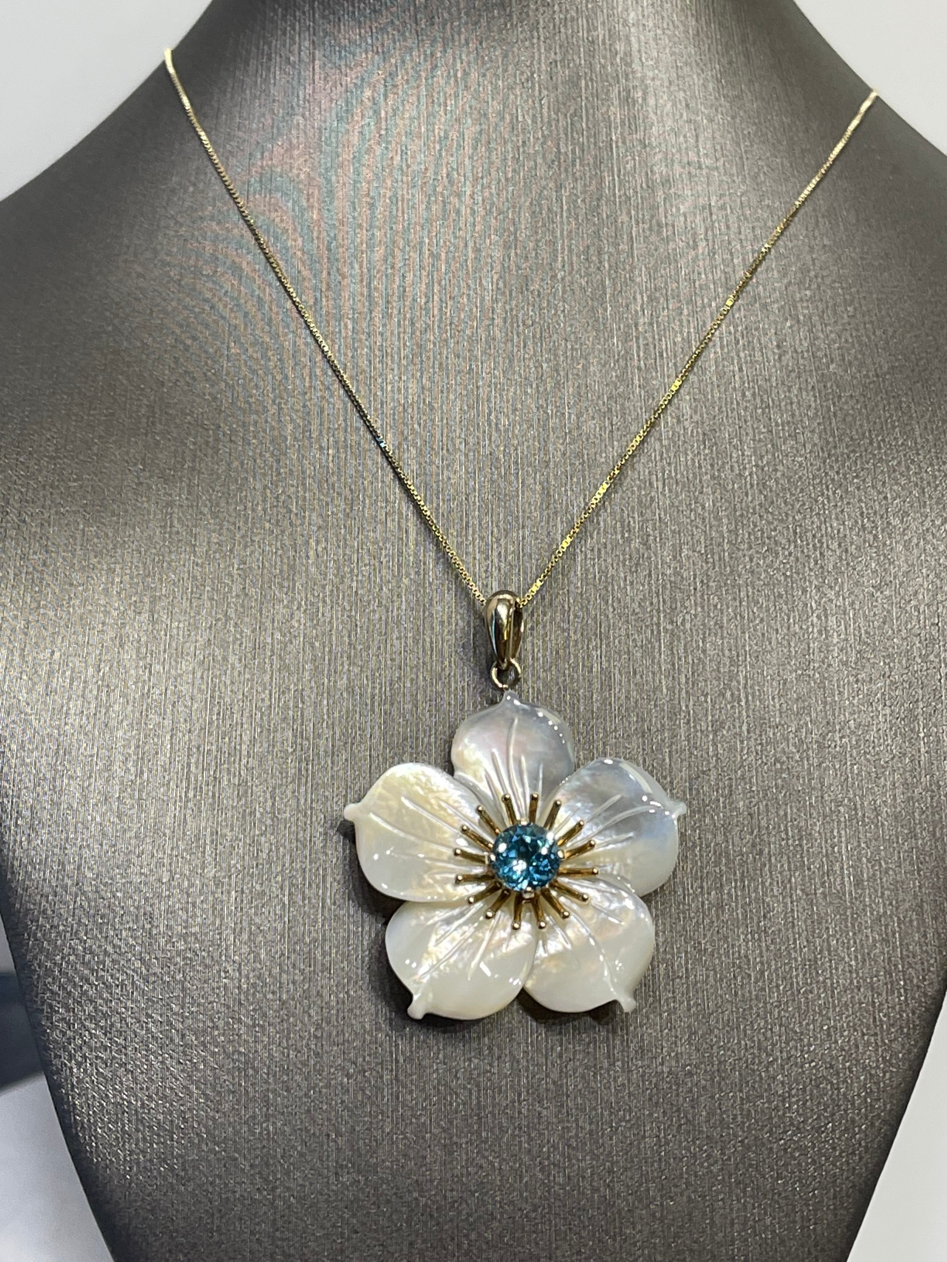 Solitary flower pendant necklace - Simple orchid bridal necklace - Style  #2420 | Twigs & Honey ®, LLC